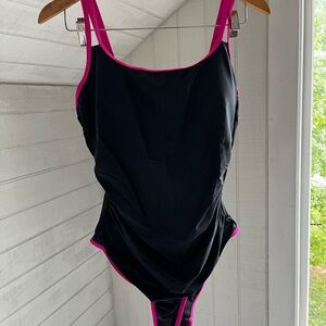 Black and Pink Swimsuit